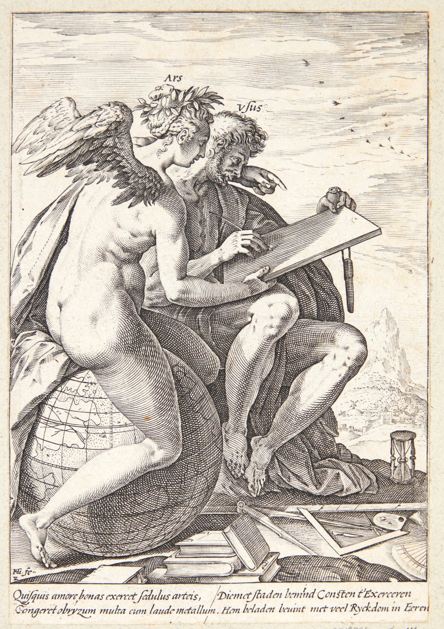 Øvelse og kunst av Hendrick Goltzius
