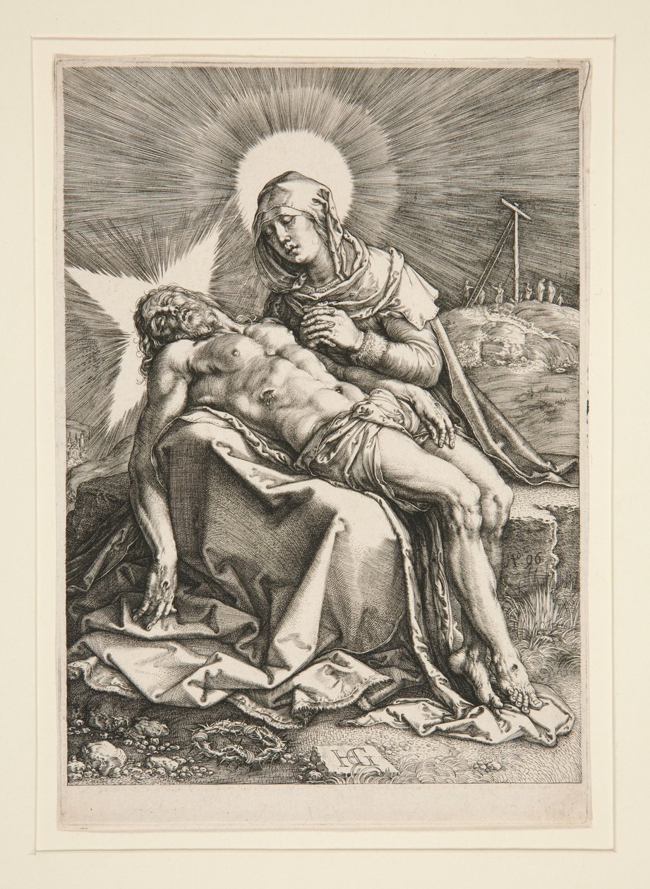 Pietà av Hendrick Goltzius
