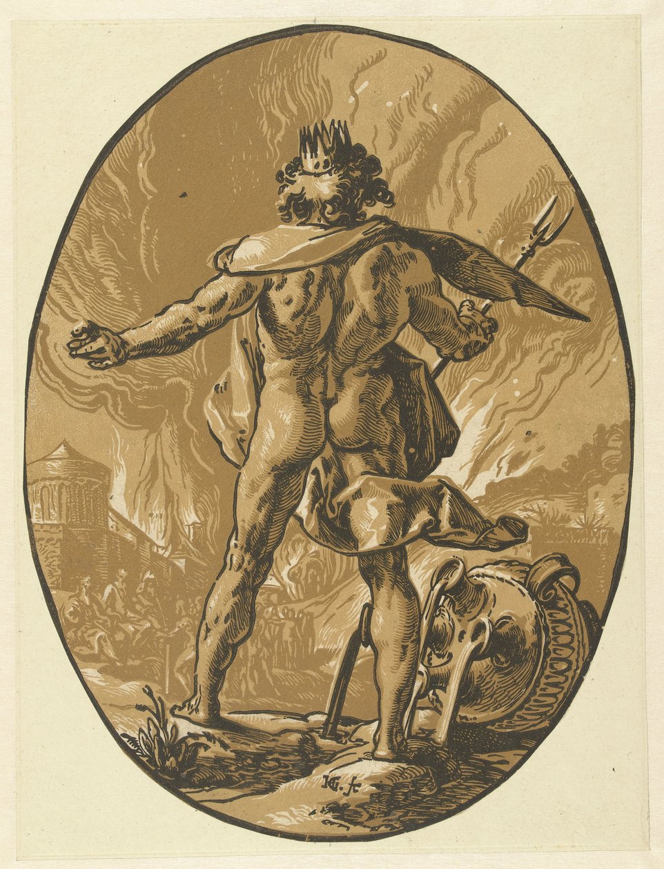 Pluto Gods and Goddesses (serietittel) av Hendrick Goltzius