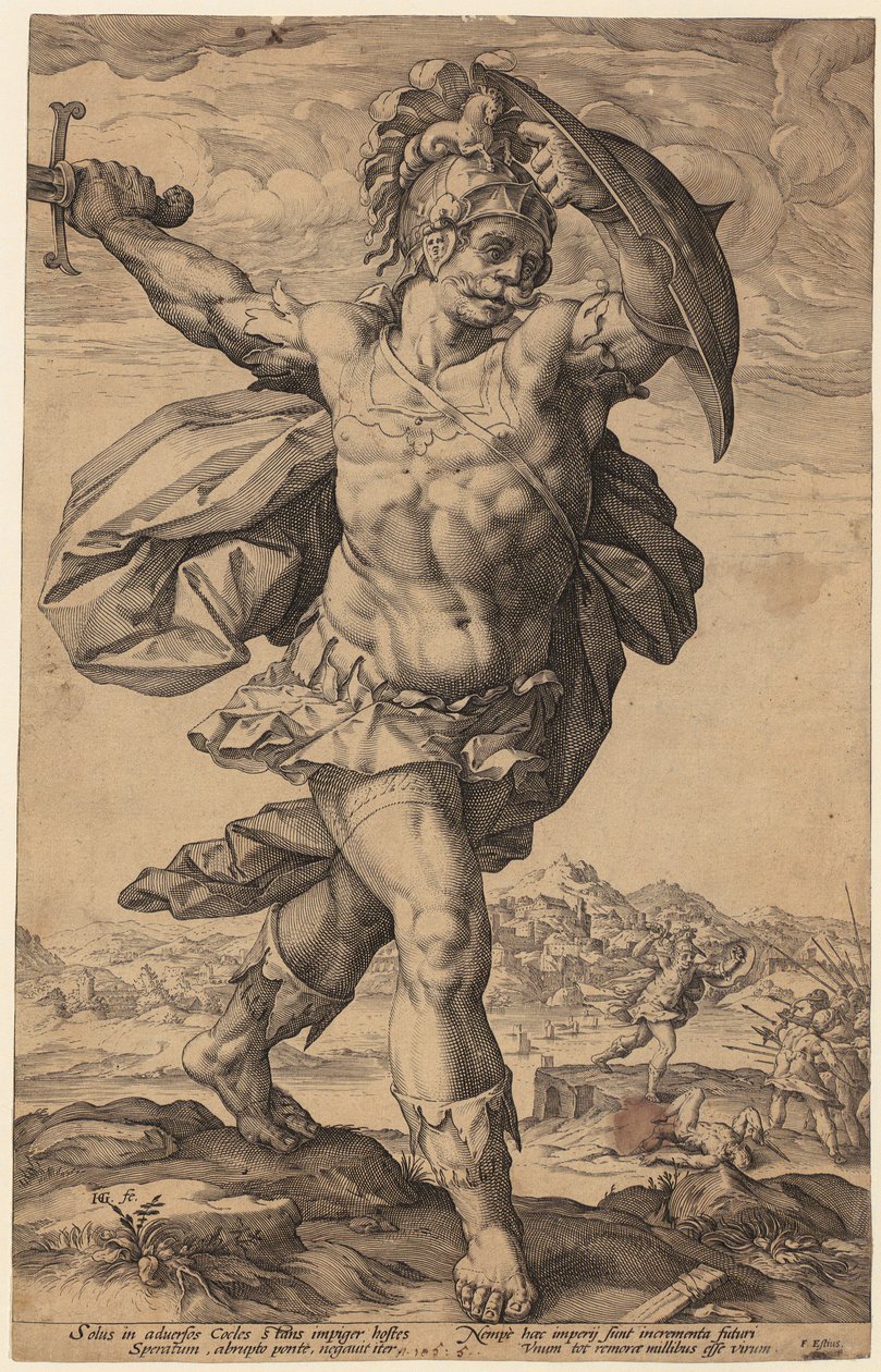 Portrett av Frederik de Vries av Hendrick Goltzius