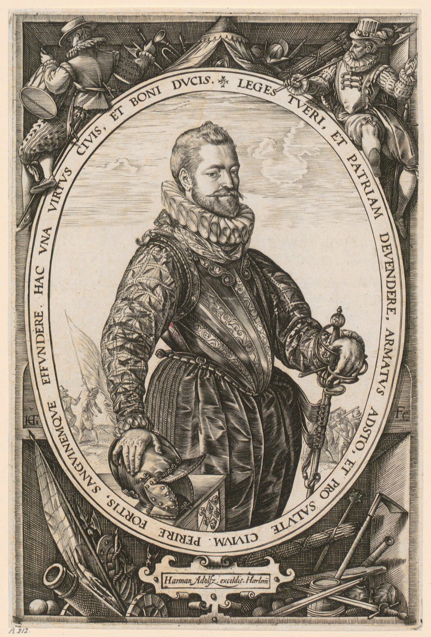 Portrett av Jaques de la Faille av Hendrick Goltzius