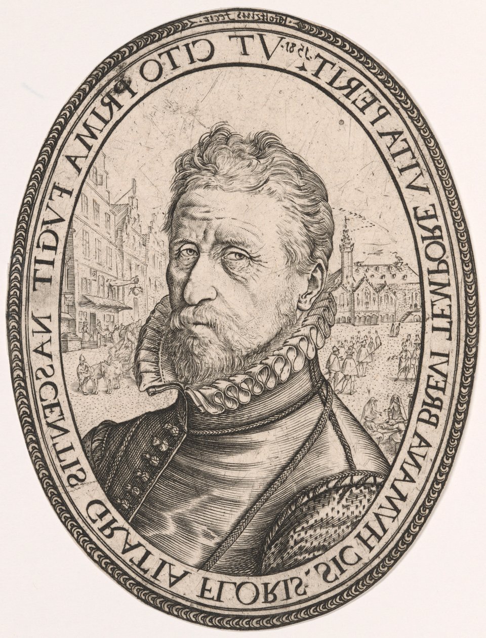 Portrett av Albert Fransz. Schatter av Hendrick Goltzius
