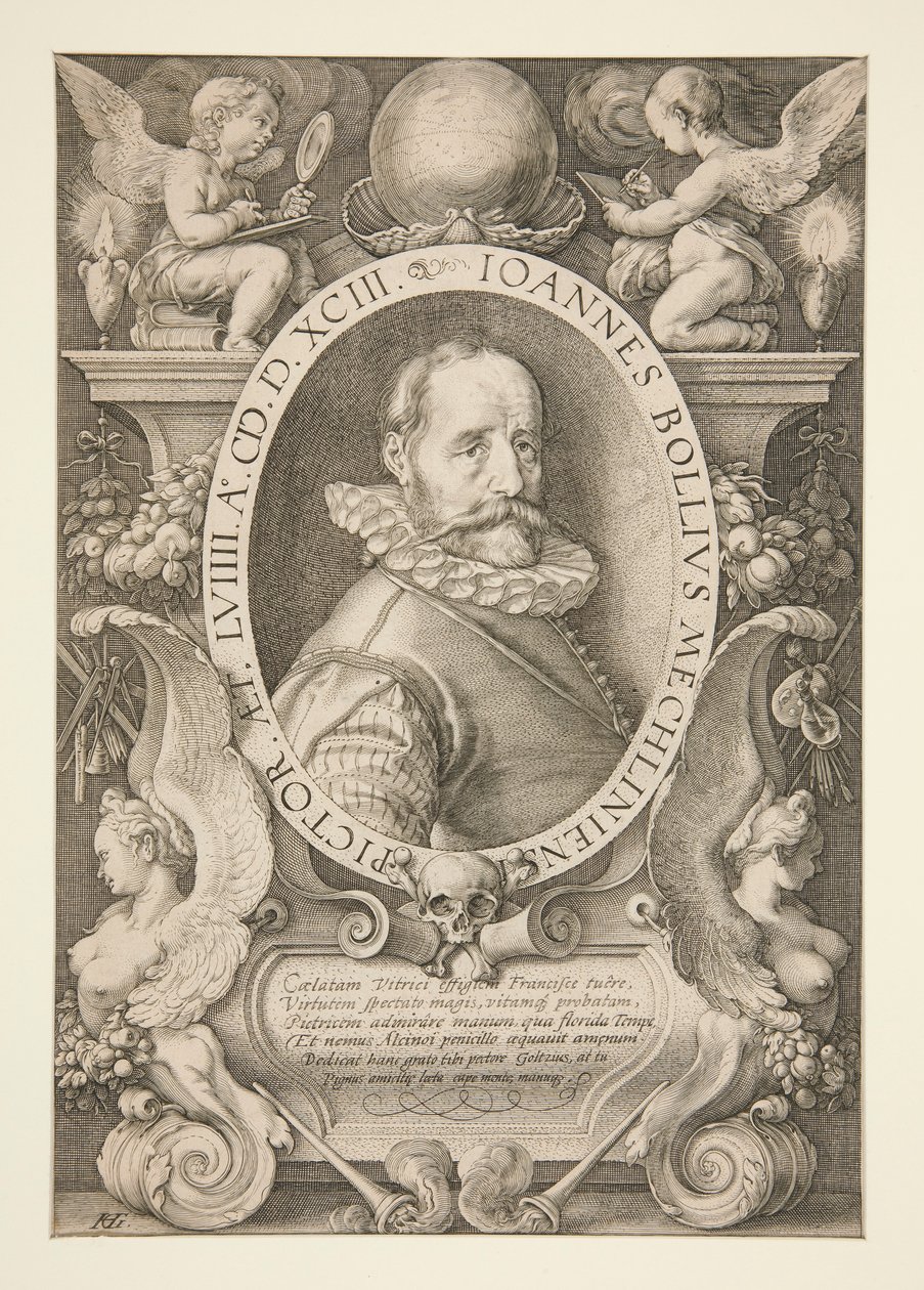 Portrett av Hans Ball av Hendrick Goltzius