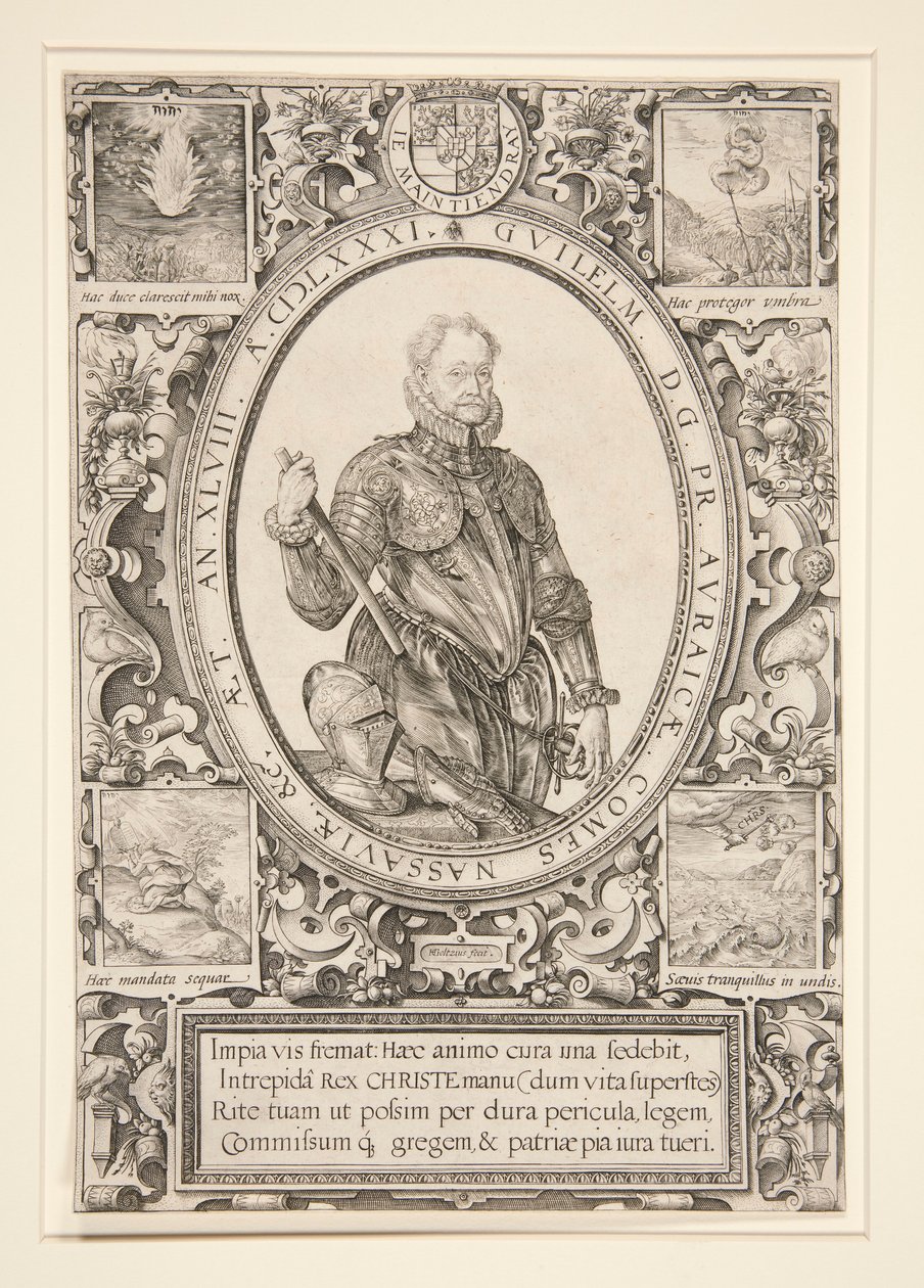 Portrett av William av Orange av Hendrick Goltzius