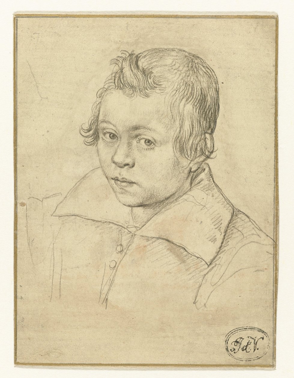 Portrett av Christiaen Rodenburg (?) av Hendrick Goltzius