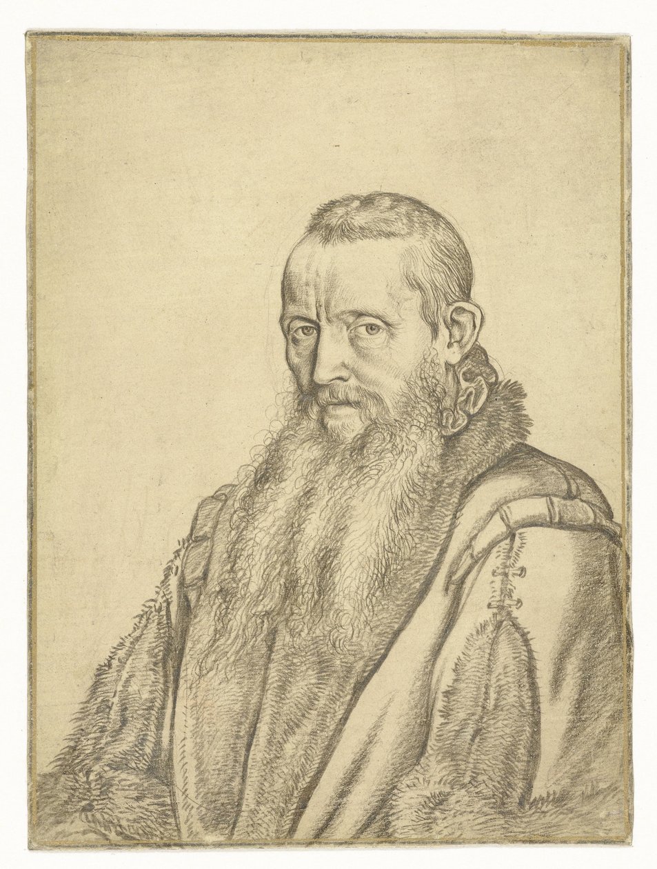 Portrett av en teolog av Hendrick Goltzius