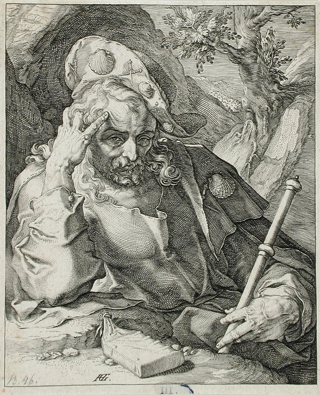 Sankt Jakob den eldre av Hendrick Goltzius