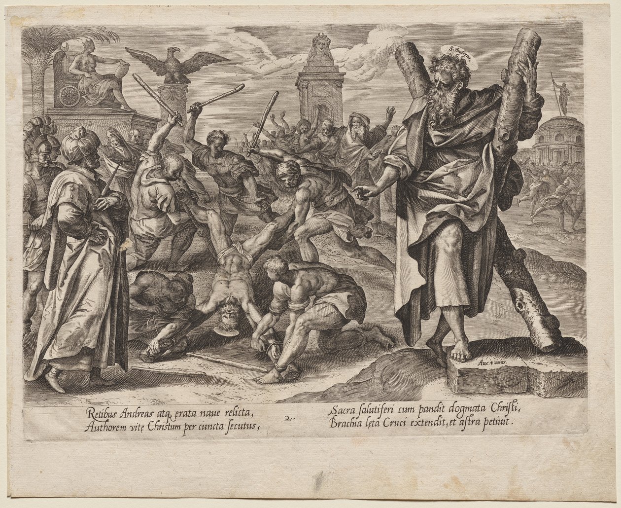 St. Andrew av Hendrick Goltzius