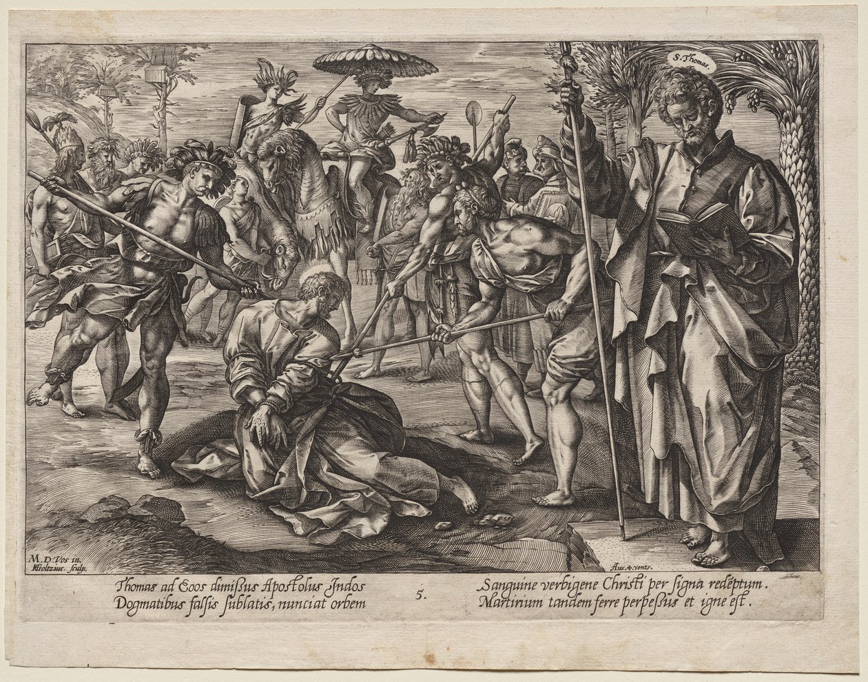 St. Thomas av Hendrick Goltzius