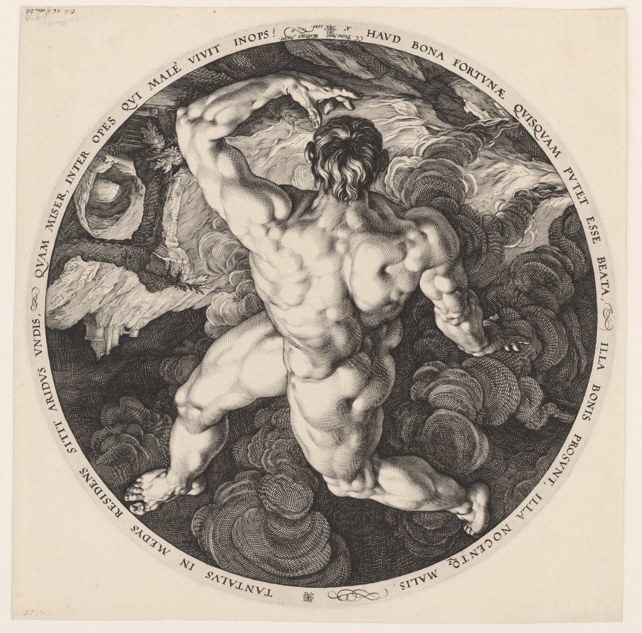 Tantalus De vier vallers (serietittel) av Hendrick Goltzius