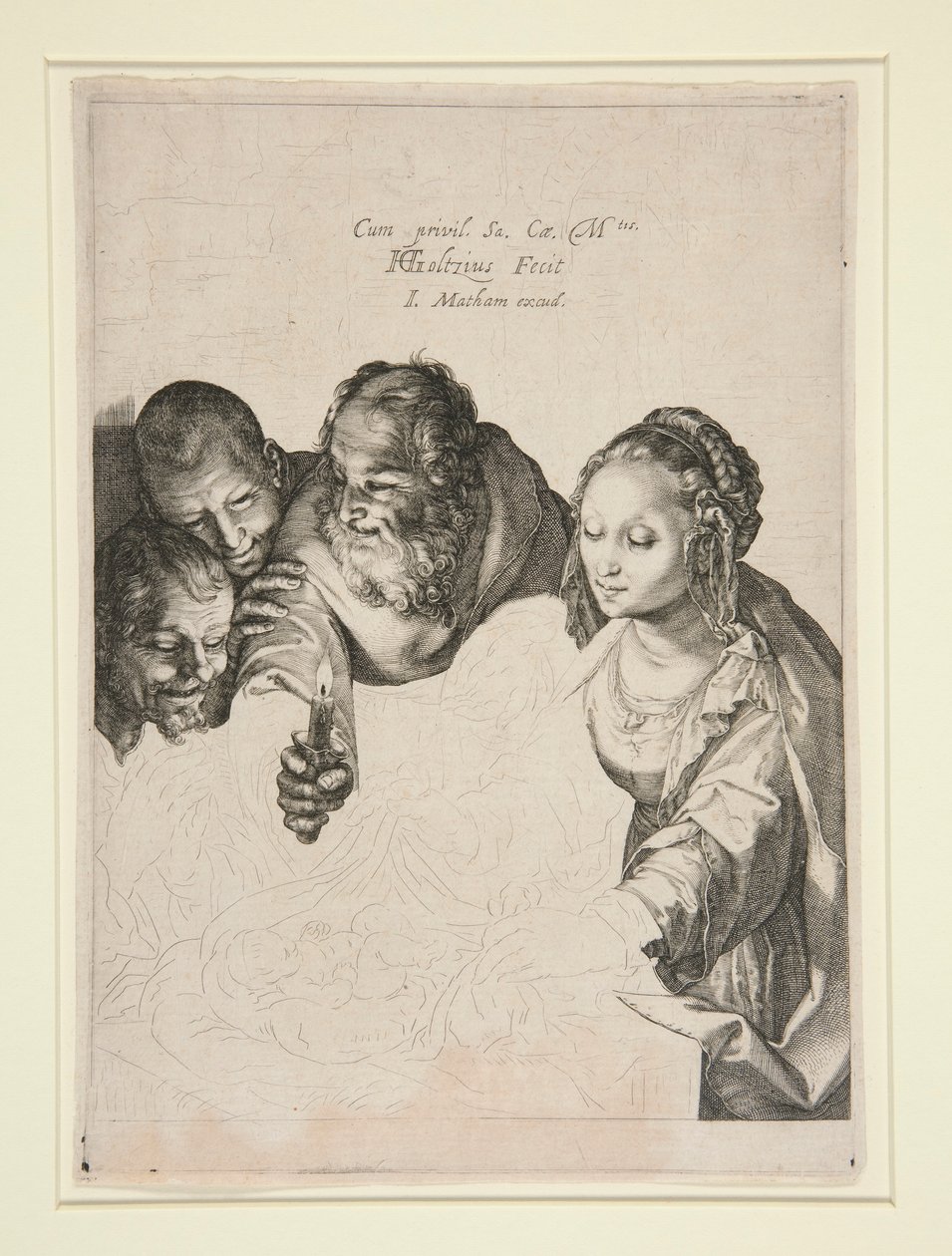 Hyrdenes tilbedelse av Hendrick Goltzius