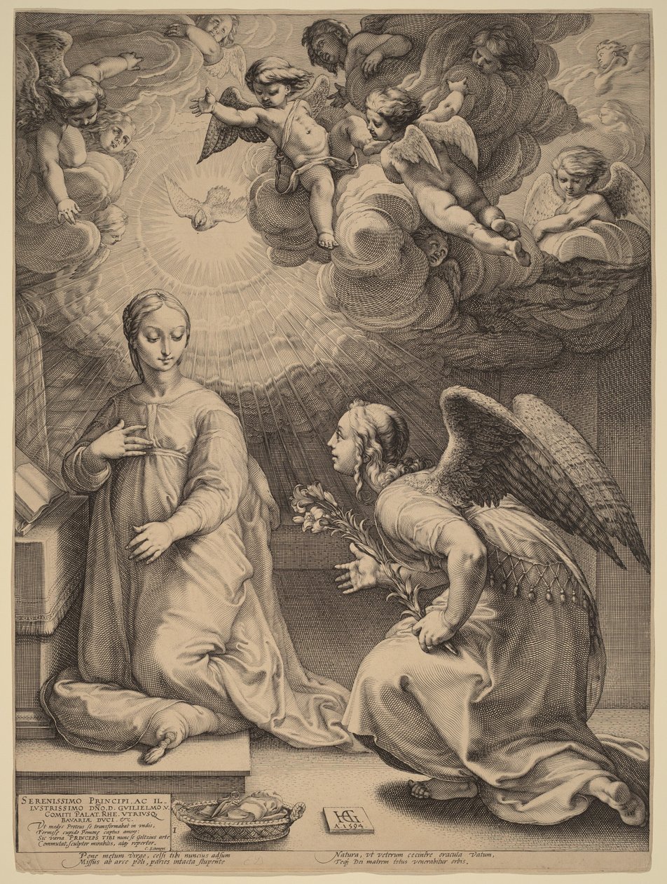 Bebudelsen av Hendrick Goltzius