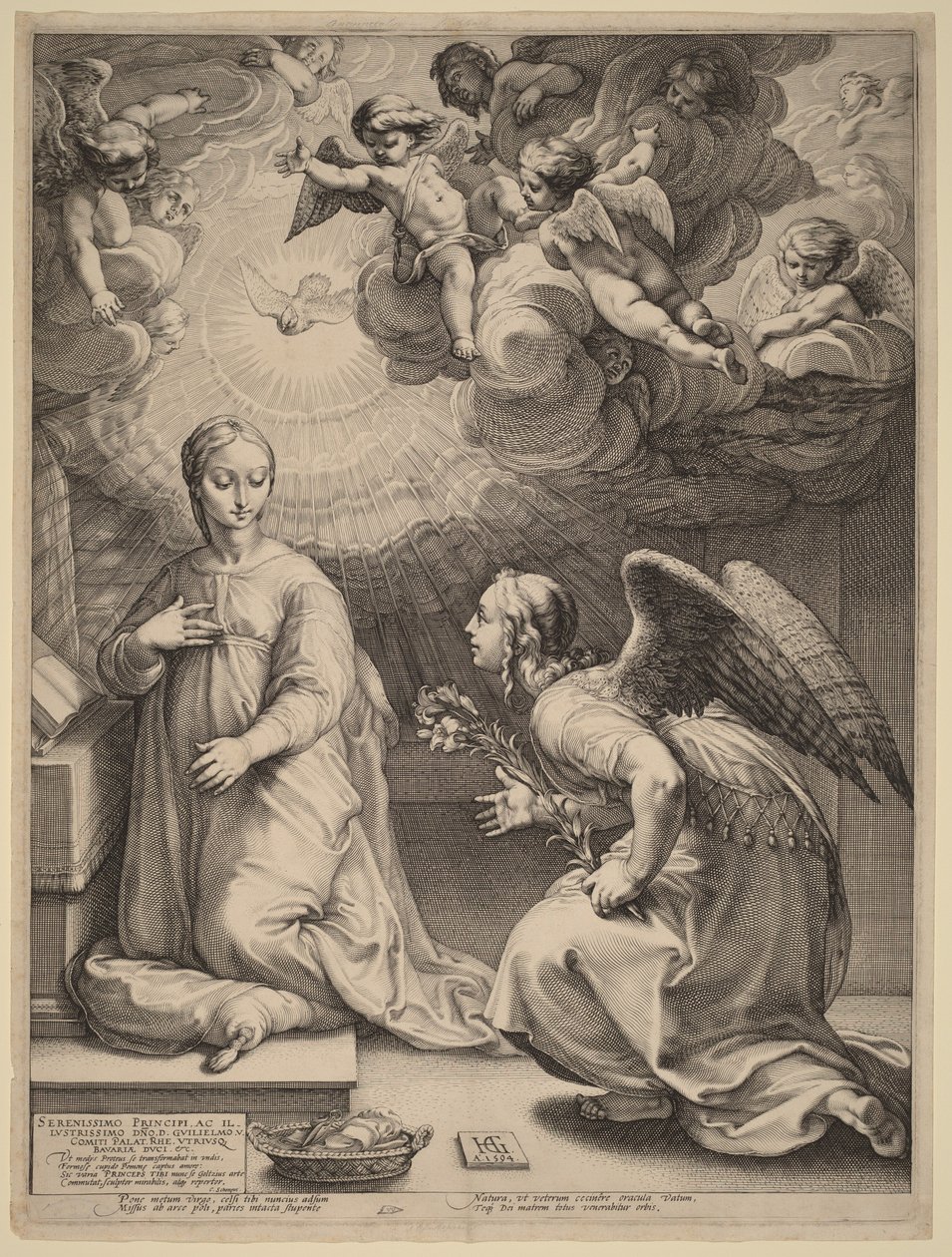 Bebudelsen av Hendrick Goltzius