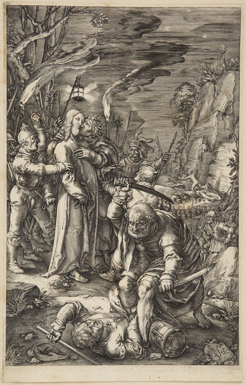 Kristi forræderi av Hendrick Goltzius