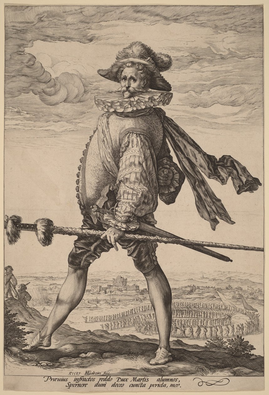 Infanteriets kaptein av Hendrick Goltzius