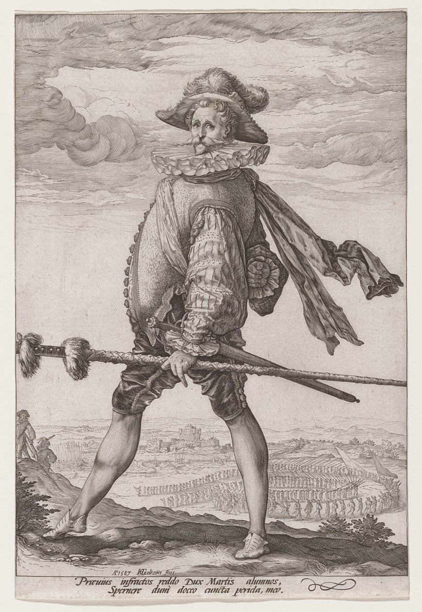 Infanteriets kaptein av Hendrick Goltzius