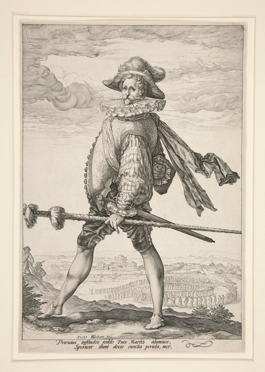 Infanteriets kaptein av Hendrick Goltzius