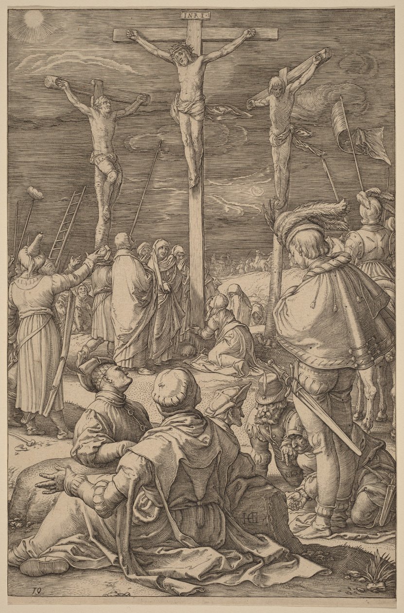 Korsfestelsen av Hendrick Goltzius