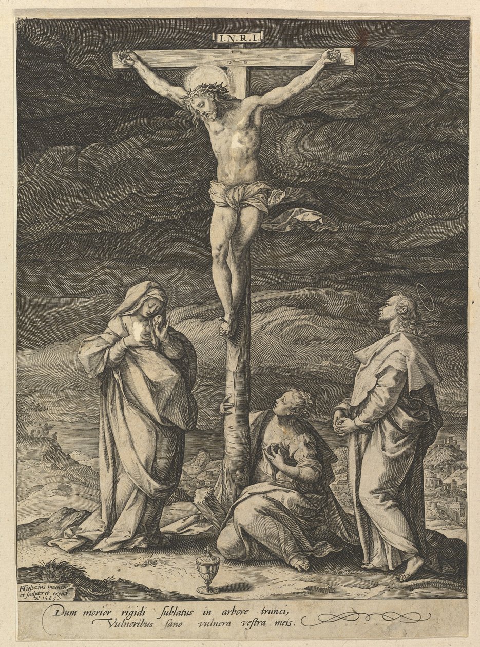 Korsfestelsen av Hendrick Goltzius
