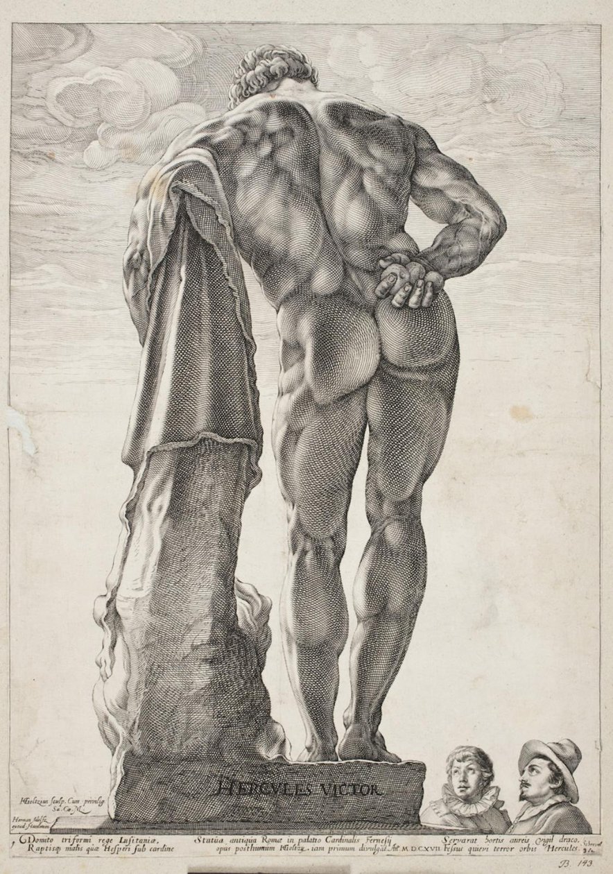 Farnese Hercules av Hendrick Goltzius