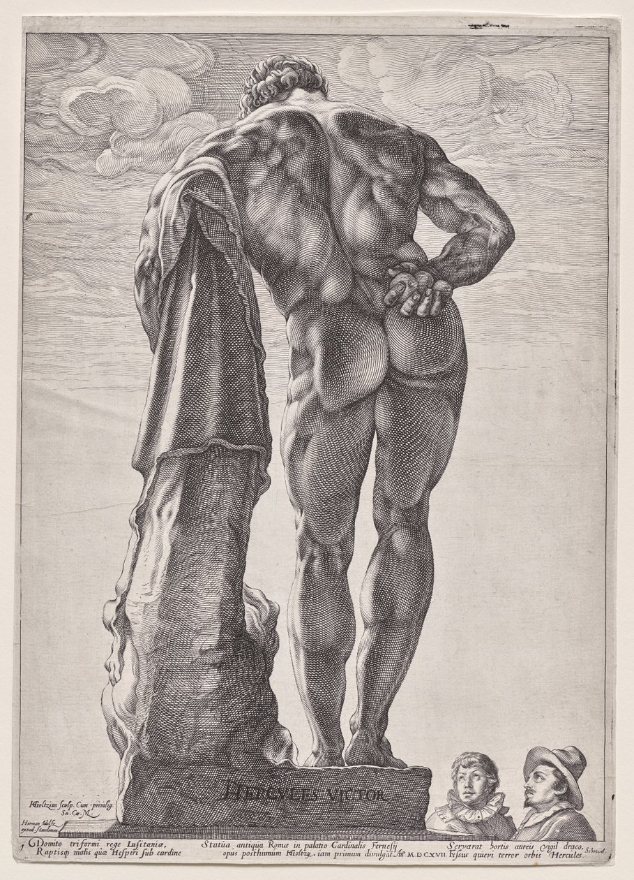 Den farnesiske Herkules av Hendrick Goltzius