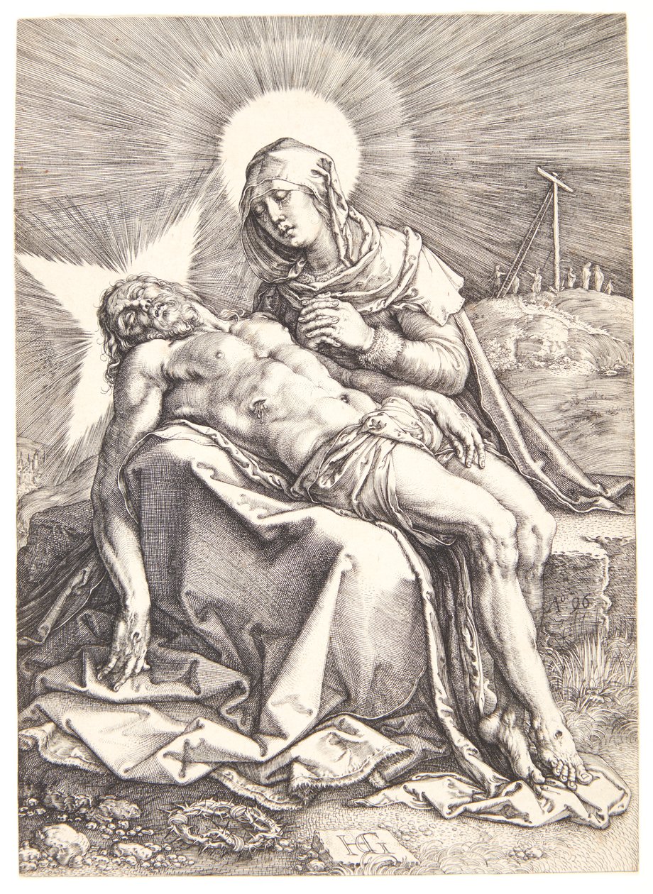 Jomfruens klage av Hendrick Goltzius