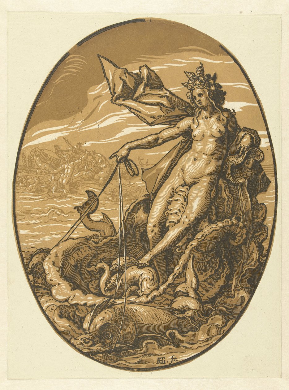 thetis Gods and Goddesses (serietittel) av Hendrick Goltzius