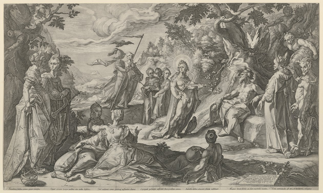 Midas’ dom av Hendrick Goltzius