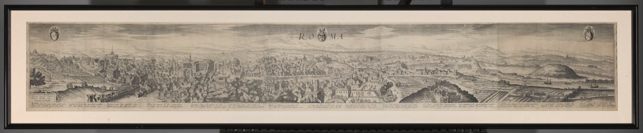 Panorama av Roma Roma (tittel på objekt) av Hendrick Hondius (I)