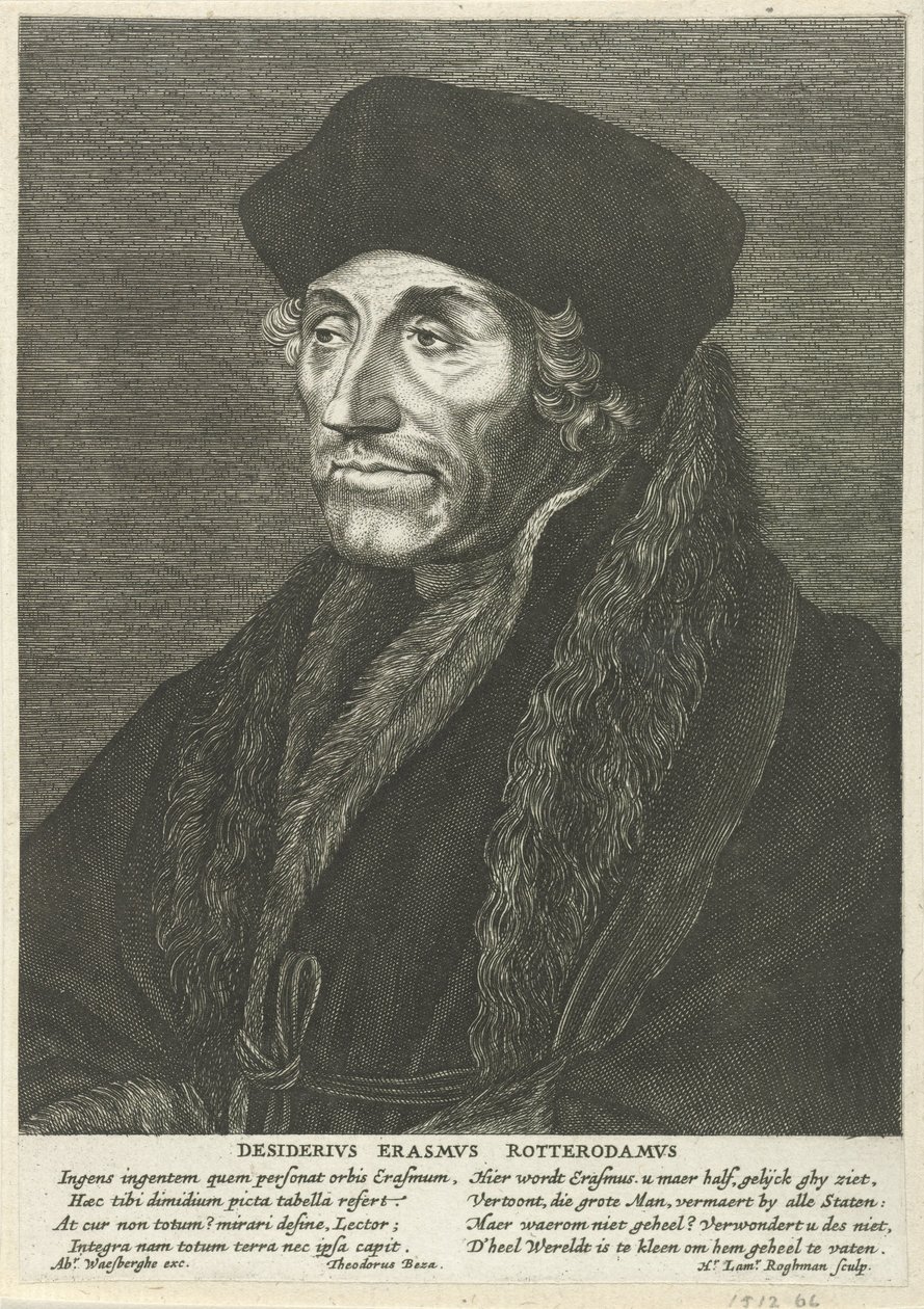 Portrett av Aberforth Erasmus av Hendrick Lambertsz. Roghman