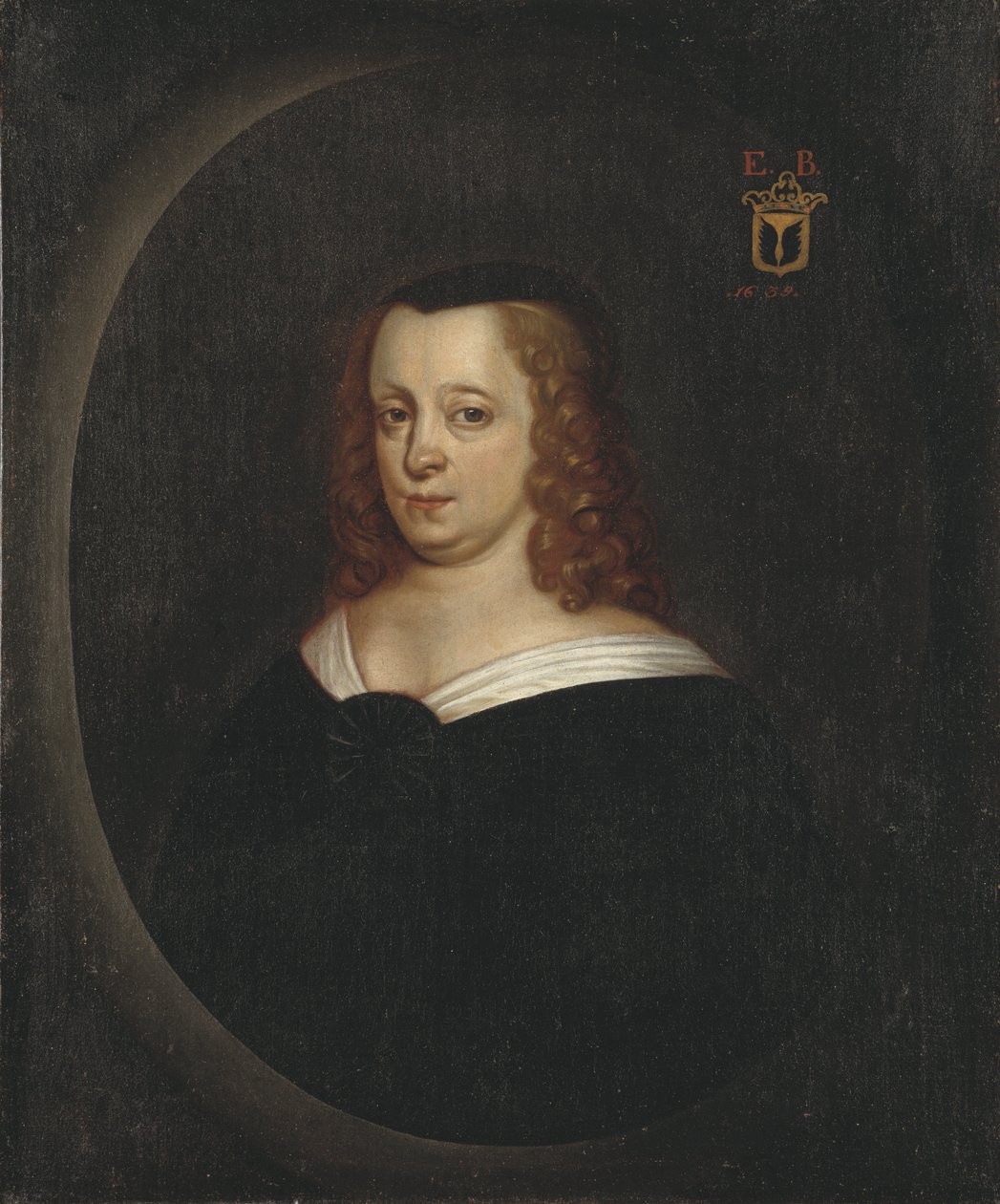 Grevinne Ebba Brahe, svensk kurtisane, favoritt til kong Gustav Adolf av Sverige - Portrett av Ebba Brahe av Hendrick Munnichhoven