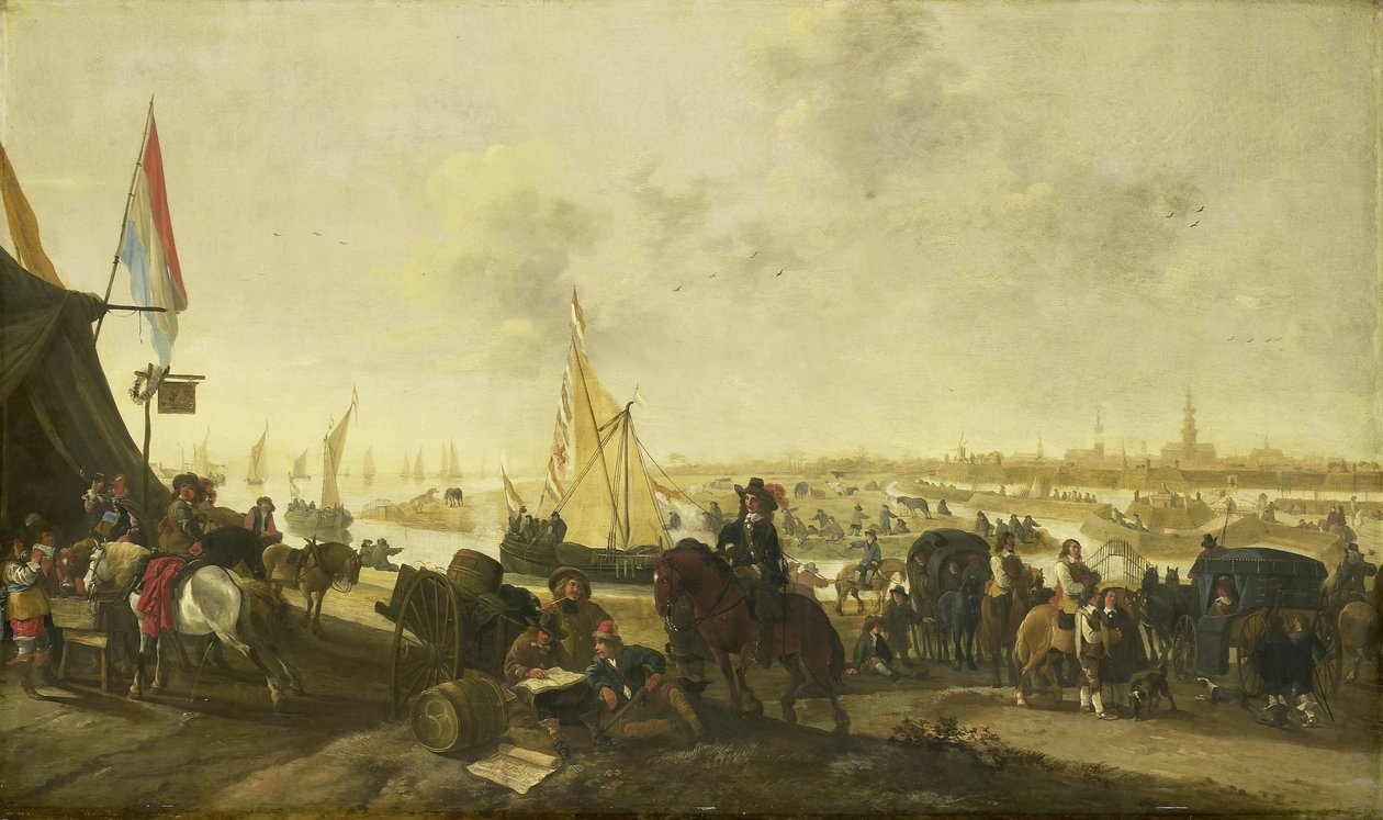 Beleiringen og erobringen av byen Hulst fra spanjolene, 5. november 1645 av Hendrick de Meijer