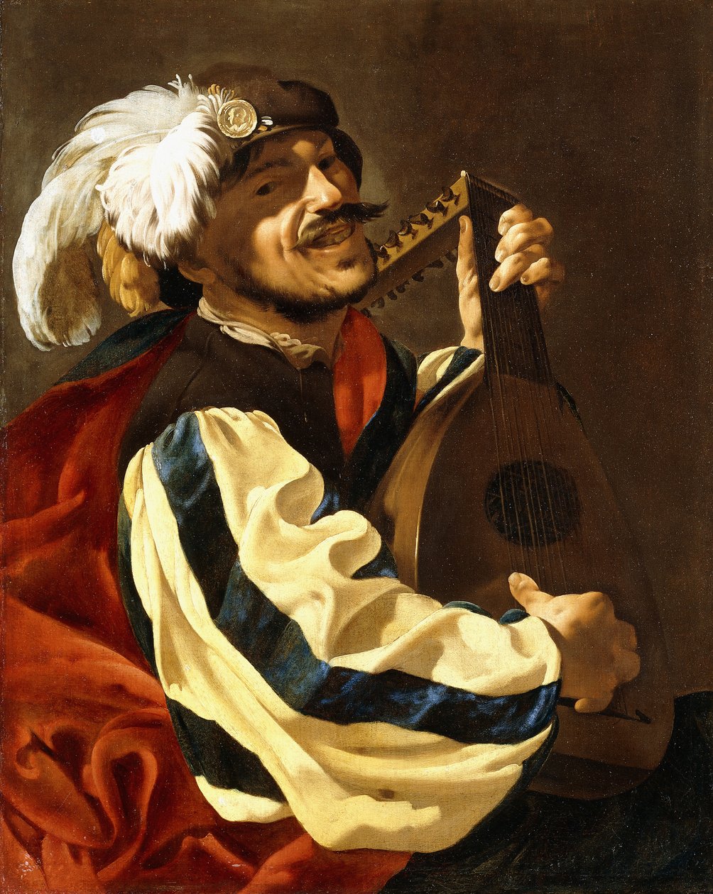 En lutspiller av Hendrick ter Brugghen