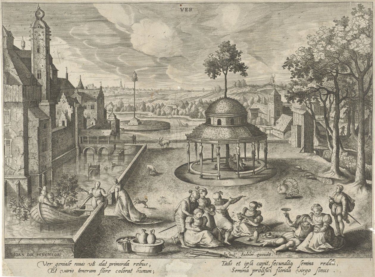 Vår Ver (tittel på objekt) The Four Seasons (serietittel) av Hendrick van Schoel