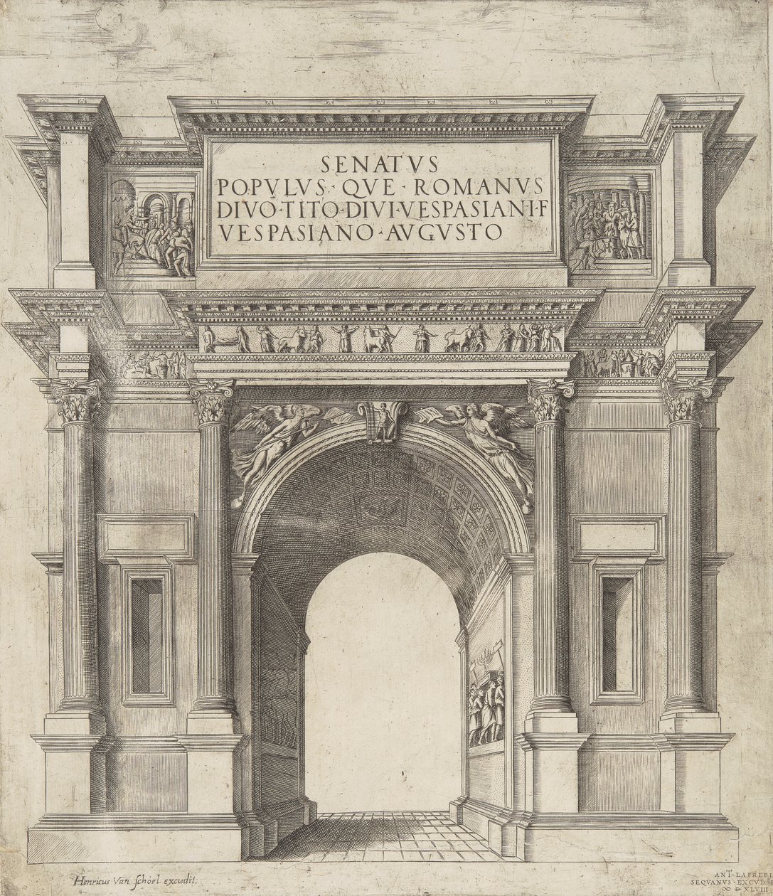 Senatet for folket i Romerriket, Titus, Vespasian, Vespasians sønn, Augustus av Hendrick van Schoel