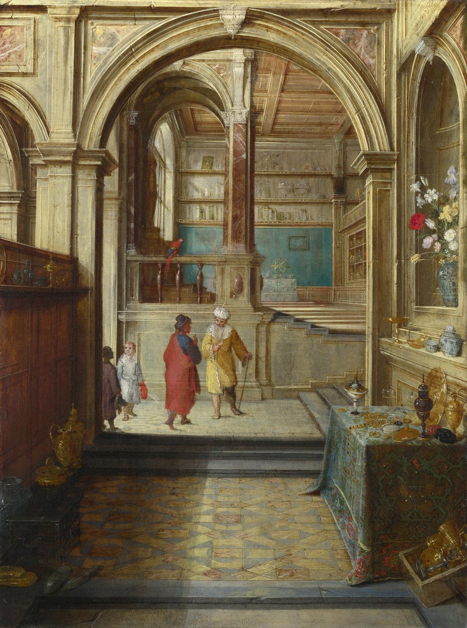 Croesus og Solon, ca. 1610 av Hendrick van Steenwyck the Younger