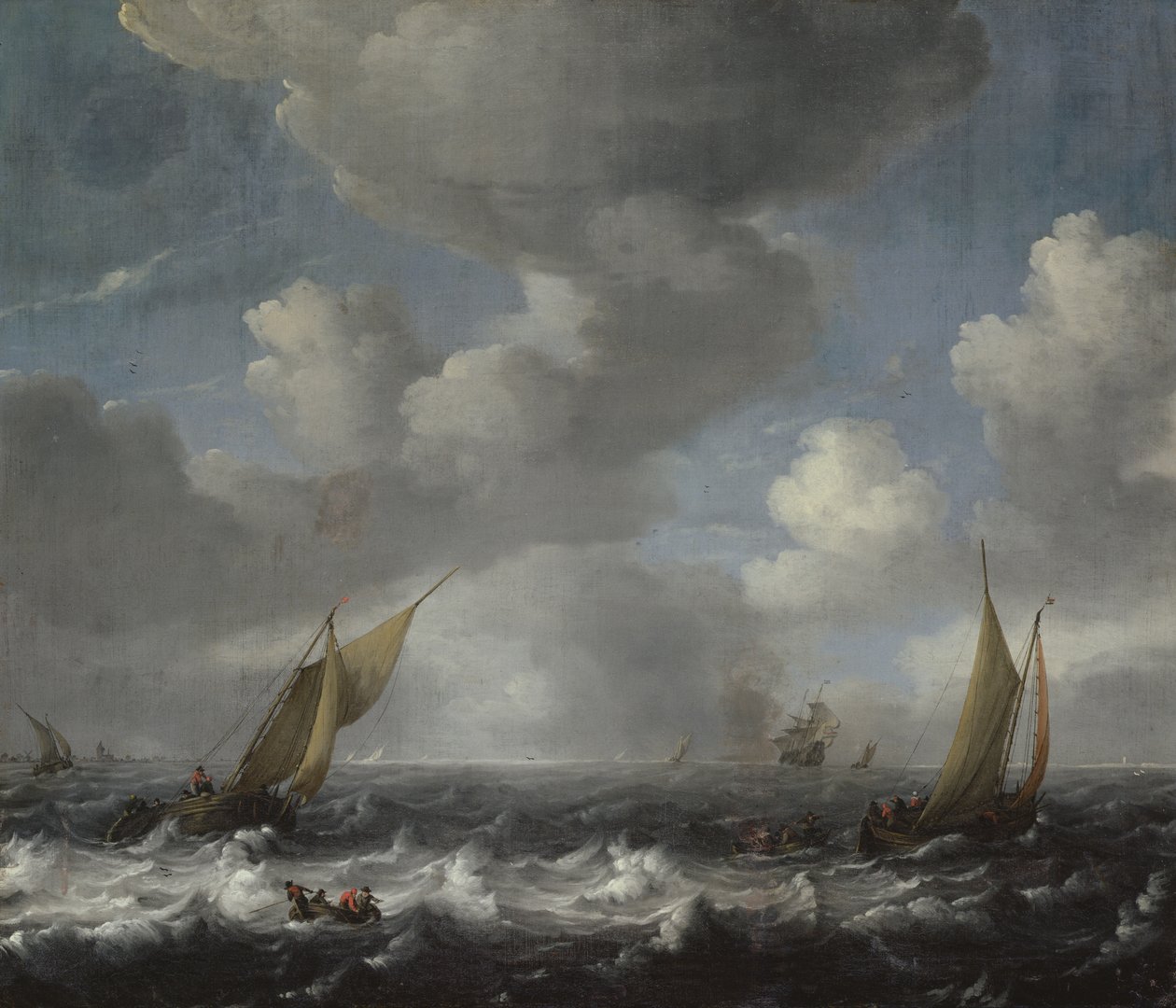 Sjølandskap av Hendrick van de Sande Bakhuyzen