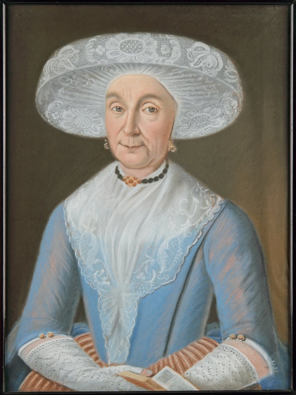 Portrett av Ytje Hayes (1712-1798) av Hendricus Johan Antonius Baur