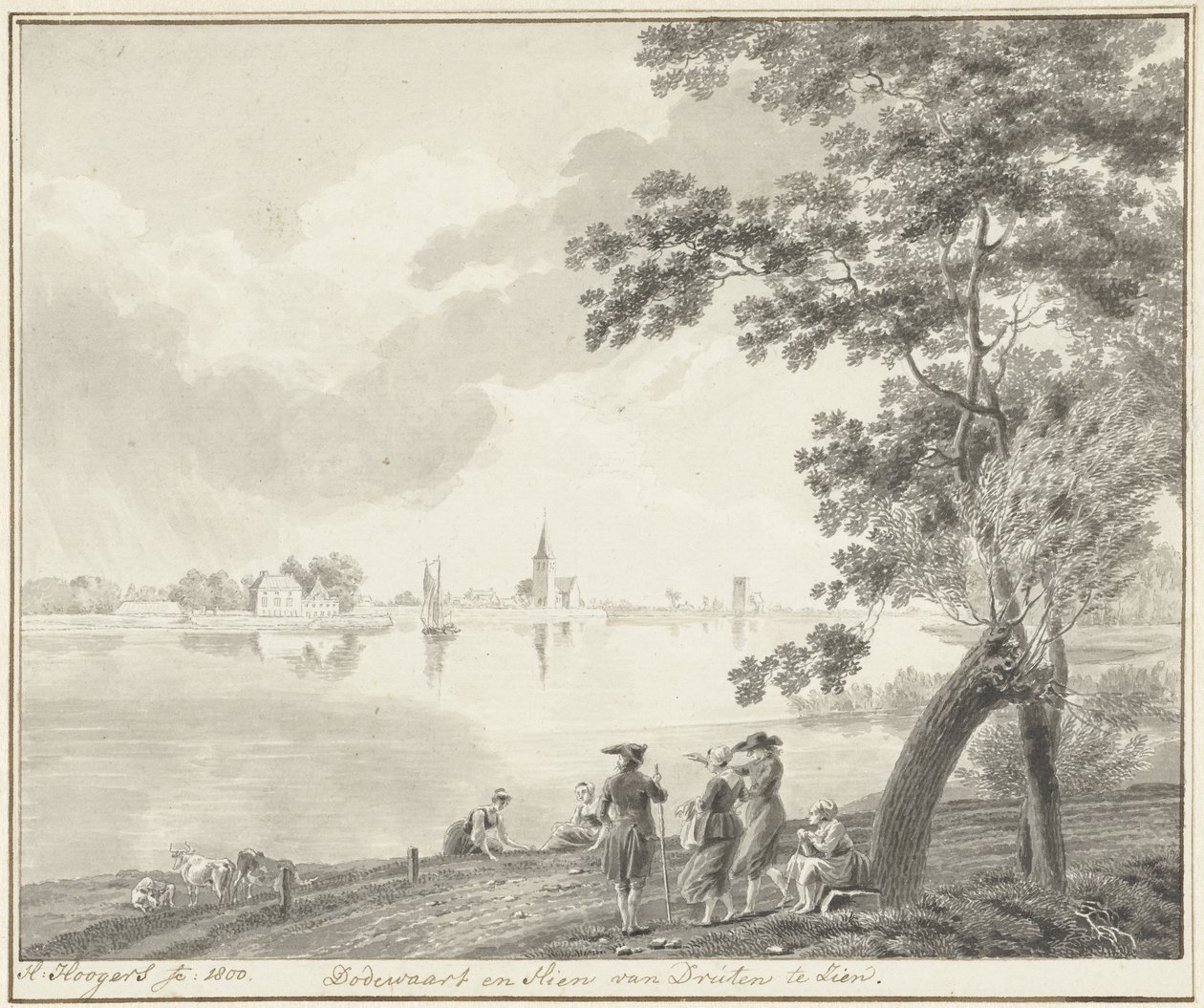 Hus barten (1800) av Hendrik Hoogers