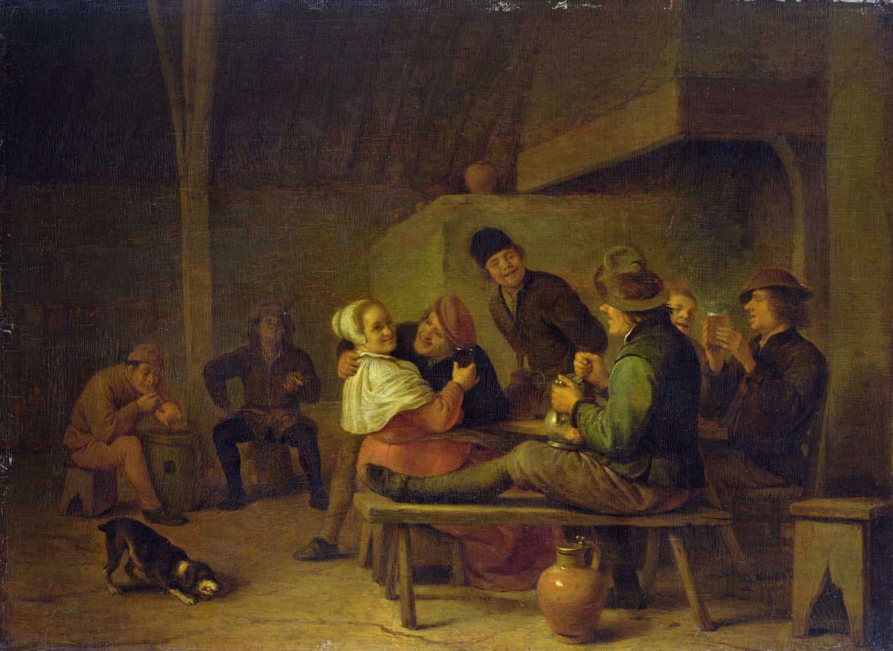 Carousing bønder av Hendrik Martensz Sorgh