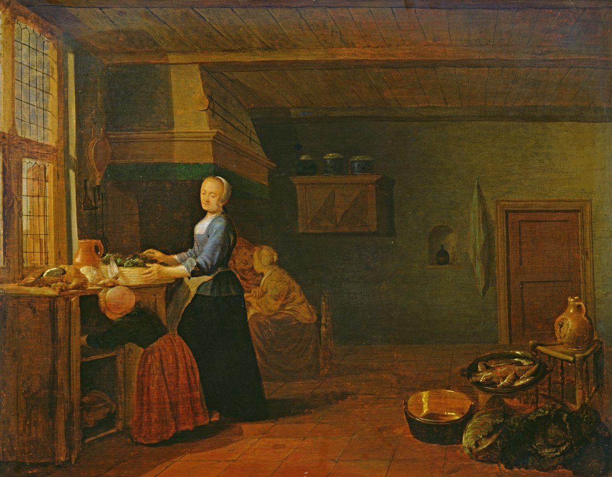 Kjøkken Interiør av Hendrik Martensz Sorgh