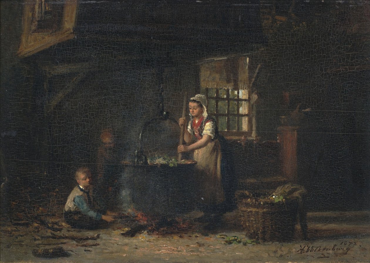 Landlig kjøkkeninnredning av Hendrik Valkenburg