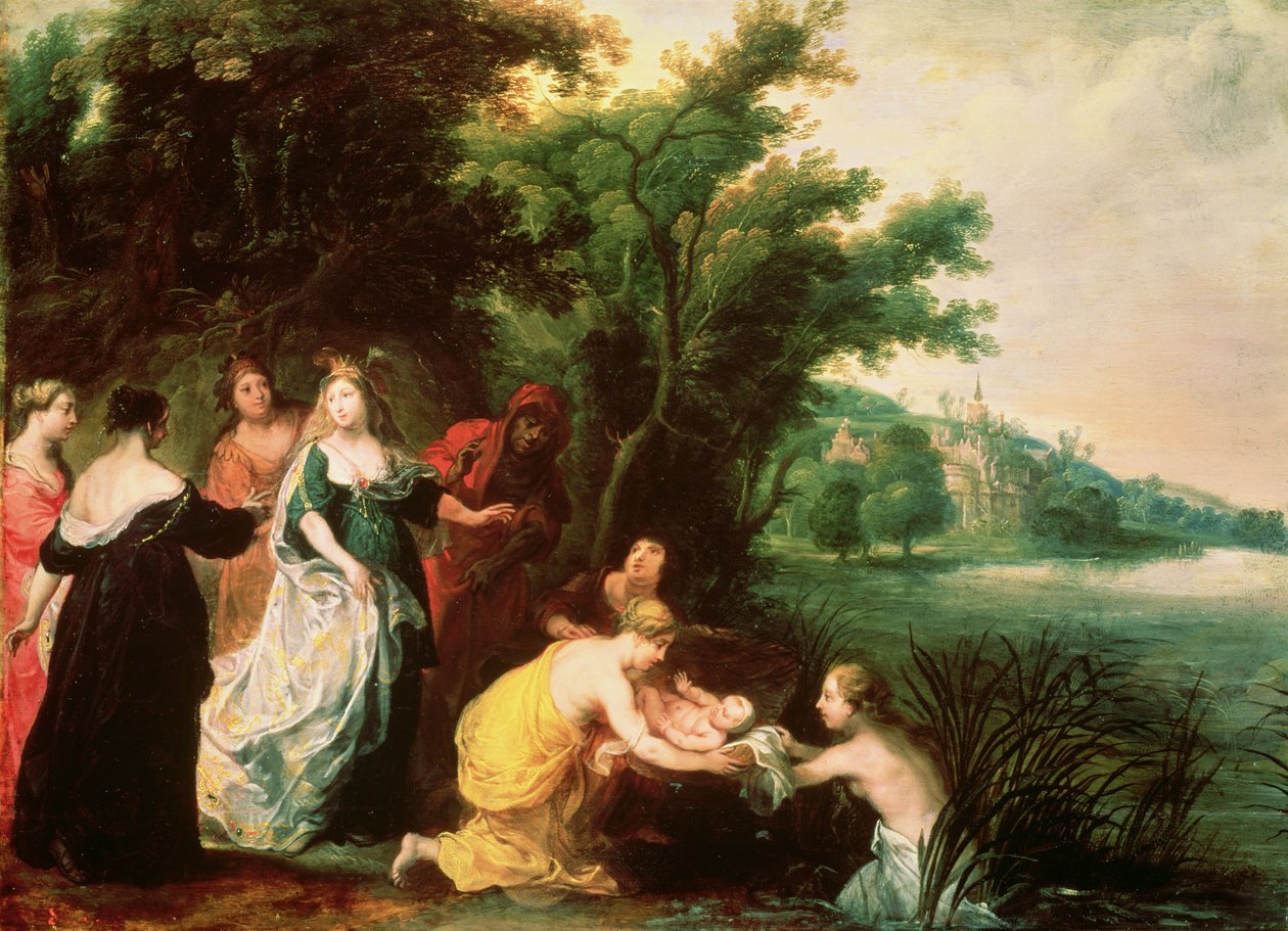 Faraos datter oppdager Moses av Hendrik van the Elder Balen