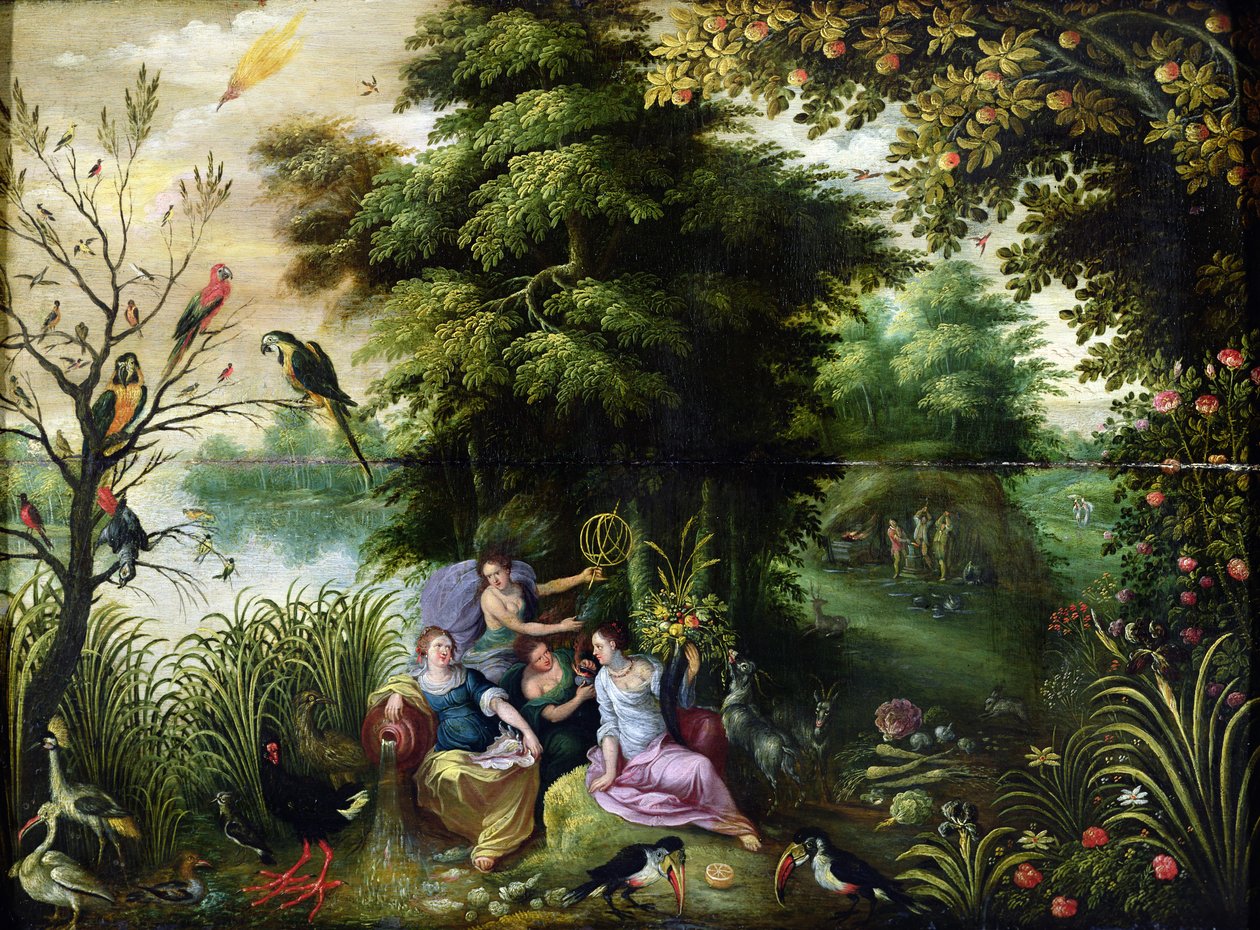 De fire elementene av Hendrik van the Elder Balen