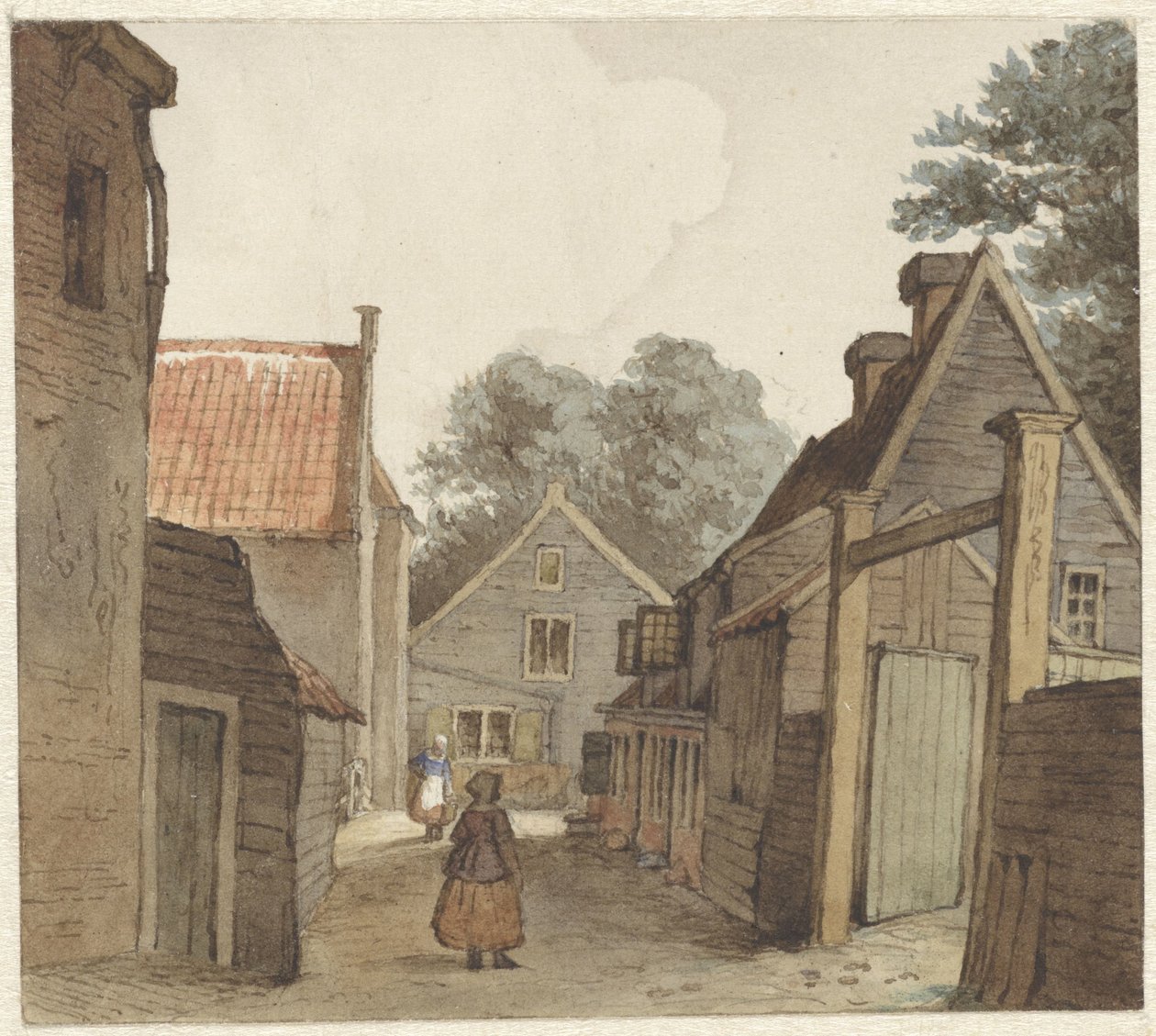 Gate ved Manesjen av Hendrik Abraham Klinkhamer