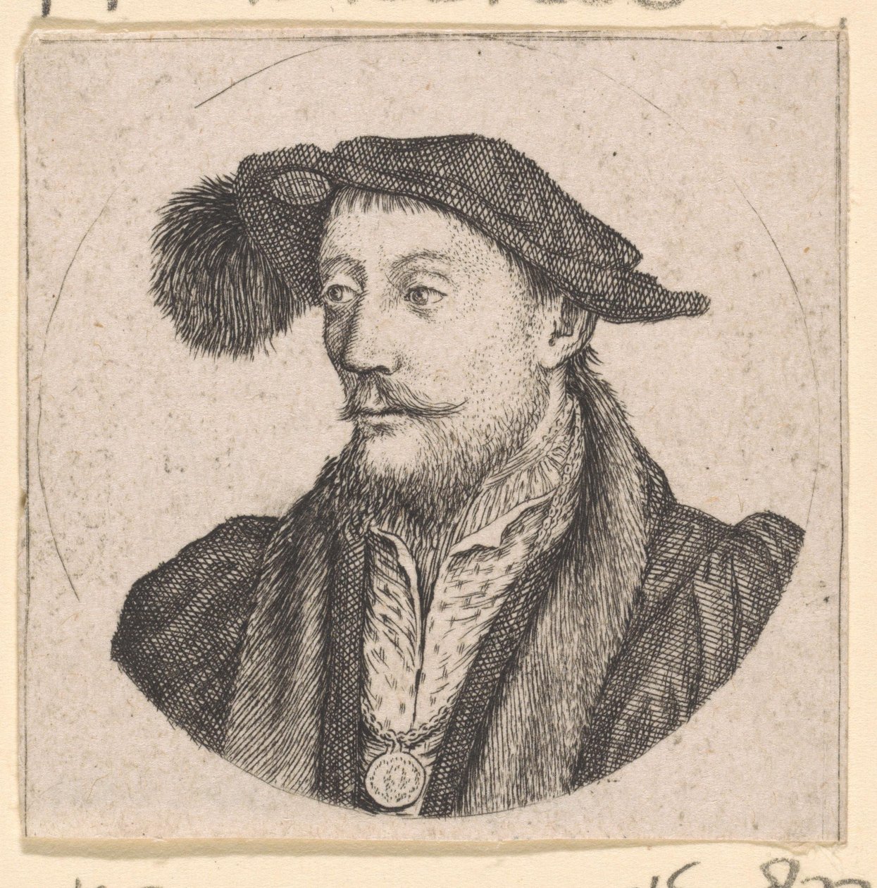 Portrett av René av Châlon, prins av Oranien av Hendrik Bary