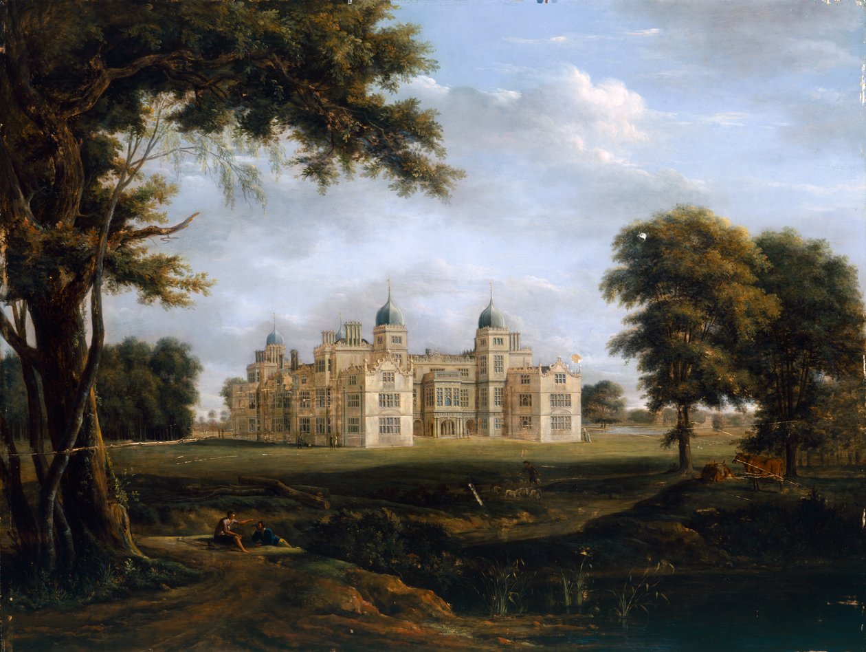 Charlton Park, ca. 1800 (olje på panel) av Hendrik Frans de Cort