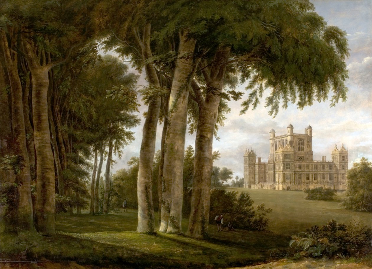Wollaton Hall, Nottingham, 1795 av Hendrik Frans de Cort