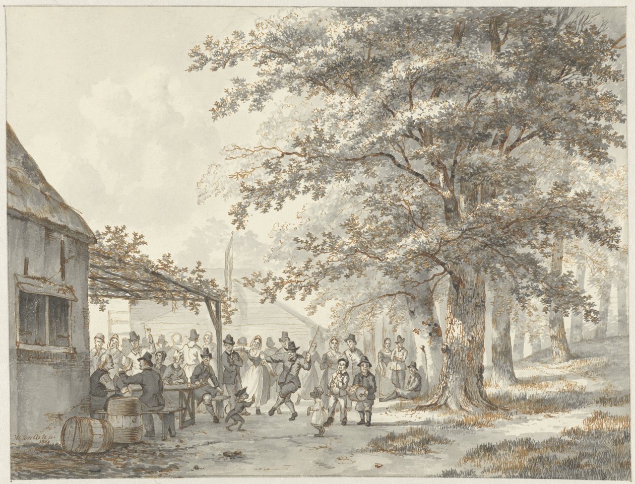landsbyfestival av Hendrik Gerrit ten Cate