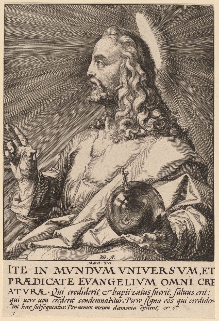 Før Kristus oss Salvatore av Hendrik Goltzius